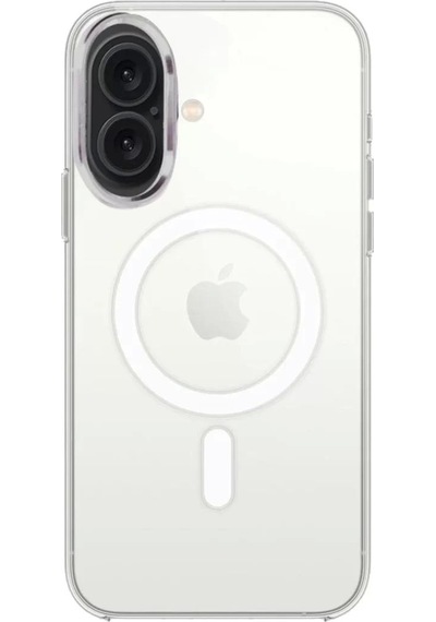 Apple İphone 16 Plus Kılıf Pc Real Magsafe Kapak - Şeffaf