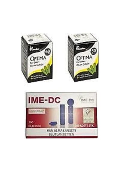 Şeker Strip'i 2 Kutu+ 1 Kutu Ime Dc Lancet