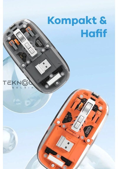 Bluetooth Usb Çift Modlu Sessiz Mouse, Şeffaf Mıknatıslı Kapaklı, Type-c Şarjlı, Dpı Ayarlı, Kablosuz 10m Çekim Mesafeli, Masaüstü Kısayol Tuşlu, Taşınabilir Şarjlı Mouse Turuncu Diğer Bluetooth Usb Çift Modlu Sessiz Mouse, Şeffaf Mıknatıslı Kapaklı, Type-c Şarjlı, Dpı Ayarlı, Kablosuz 10m Çekim Mesafeli, Masaüstü Kısayol Tuşlu, Taşınabilir Şarjlı Mouse Turuncu Diğer