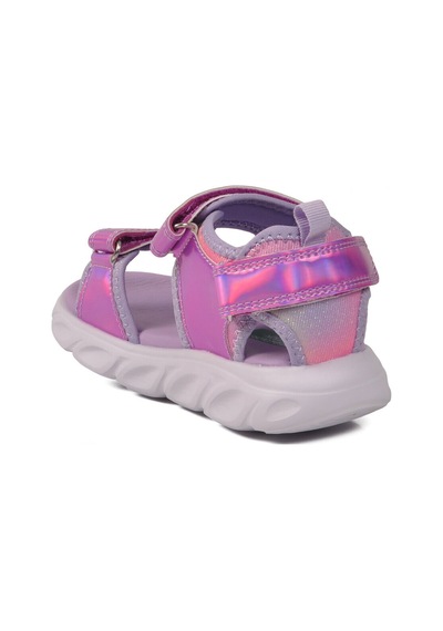 United Colors of Benetton Lila Cırtlı Hafif Kız Çocuk Sandalet Bnı-10113 P