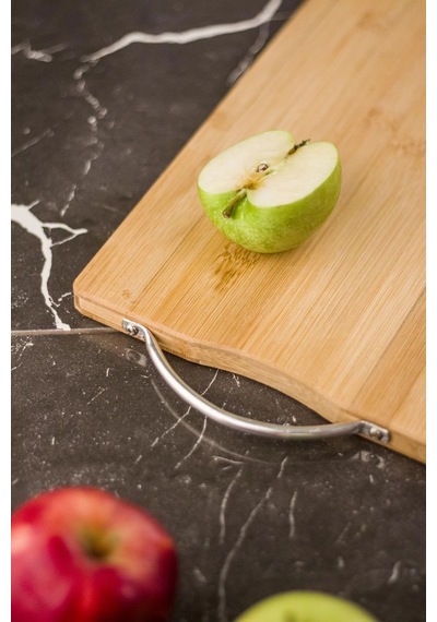 Bambu Kesme Tahtası Sunum Tahtası 20x30 Çok Renkli