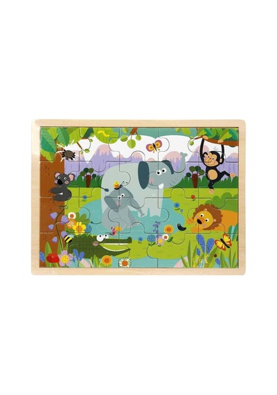 S01002909 Puzzle Anmals 5 Pcs 2 Ast