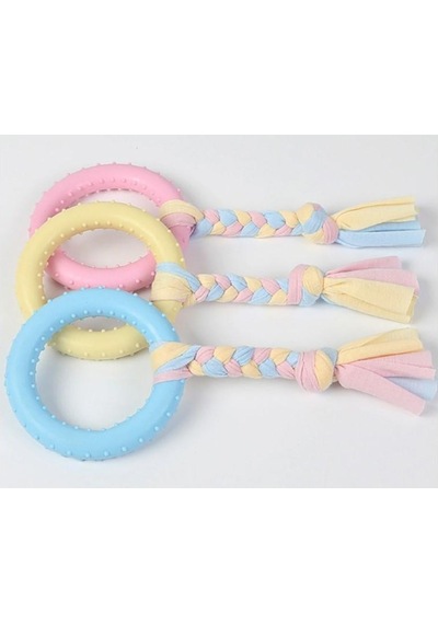 Mixpet Halat Düğümlü Kauçuk Halka Köpek Oyuncak Large 26 CM