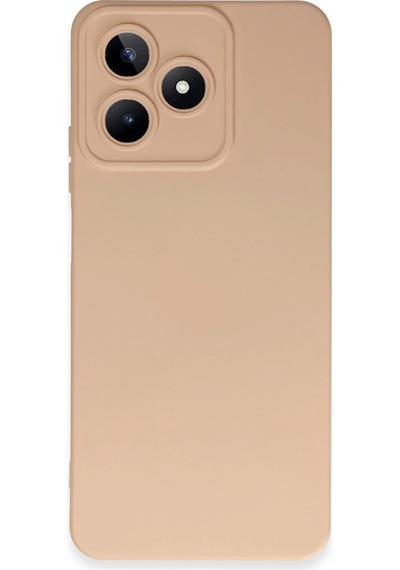 Uryport Realme C53 Kılıf Nano İçi Kadife Silikon - Pudra Çok Renkli