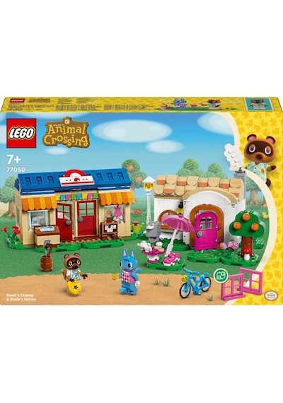 LEGO® Animal Crossing™ Nook’s Cranny ve Rosie Evi 77050 7+ Yaratıcı Oyuncak Yapım Seti - 535 Parça