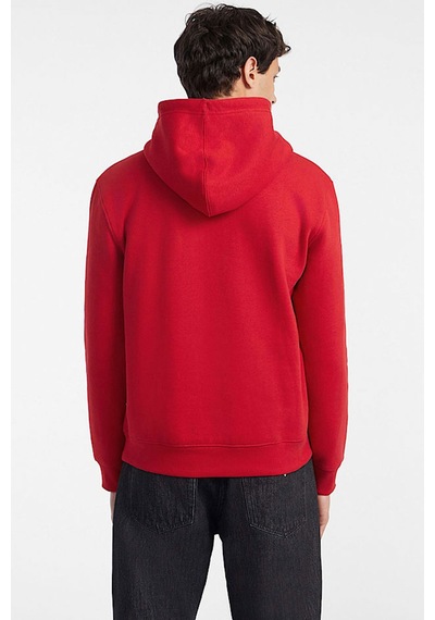 Guess Erkek Gj Hood Slım Mını Kapüşonlu Sweatshirt - Kırmızı Kırmızı