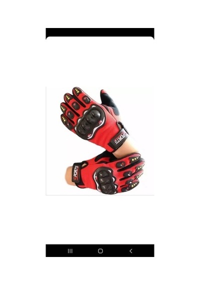 Motoexpressstore Sports Korumalı Ve Dokunmatikli Motosiklet Eldiveni Korumalı