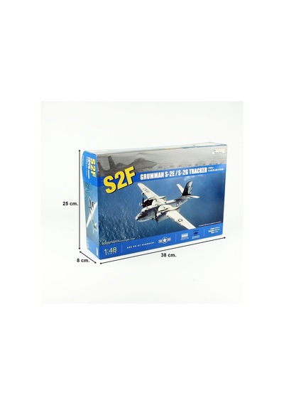 Kinetic K48024 1/48 Ölçek, Grumman S-2e/s-2g Tracker Savaş Uçağı, Plastik Model Kiti-50289