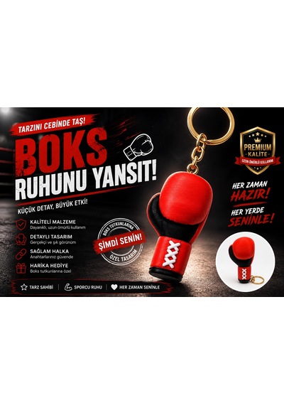Boks Eldiveni Anahtarlık , Boks Eldiveni Anahtarlık - Boks Eldiveni Araba Anahtarlığı