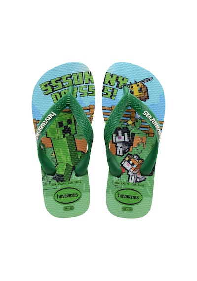 Havaianas Çocuk Minecraft Yeşil Parmak Arası Terlik-14295