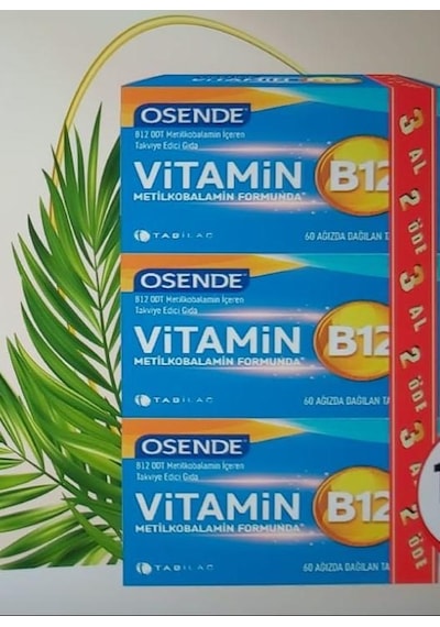 Osende Vitamin B12 3 x 60 Tablet