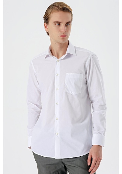 İmza Beyaz Uzun Kollu Filafil Sert Yaka Cepli Pamuklu Basic Comfort Fit Gömlek 1004240002-beyaz Beyaz İmza Beyaz Uzun Kollu Filafil Sert Yaka Cepli Pamuklu Basic Comfort Fit Gömlek 1004240002-beyaz Beyaz