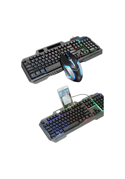 Mey İthalat Rgb Işıklı Gaming Klavye Q Klavye Mouse  54683267