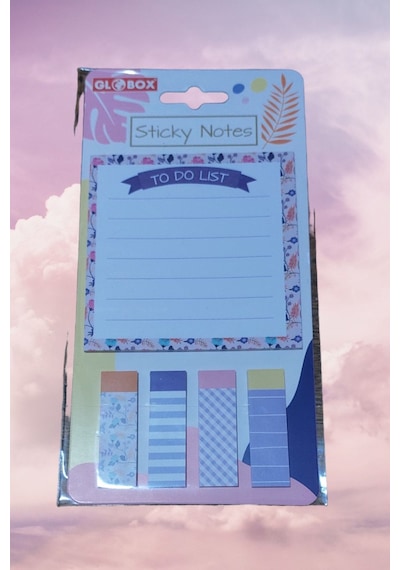 To Do List Sticky Notes Yapışkanlı Not Kağıdı Seti Desenli Çok Renkli