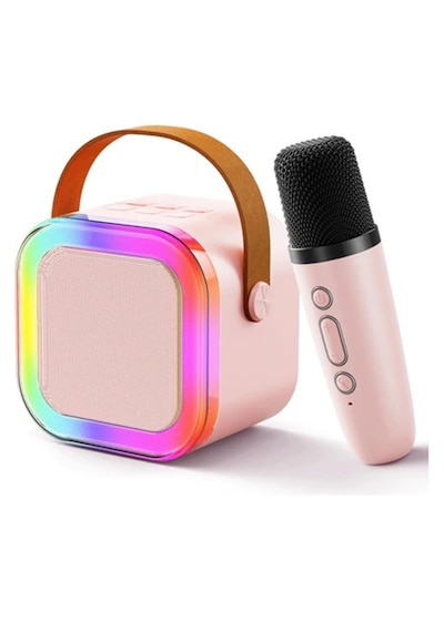 Vothoon KN-14 Kablosuz Mikrofonlu RGB Karaoke Bluetooth Hoparlör