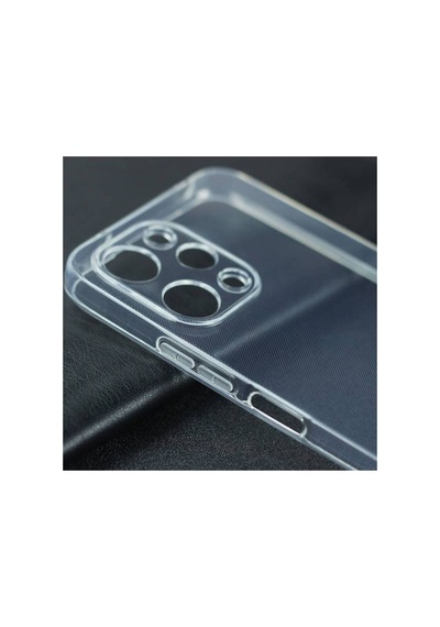 Xiaomi Redmi 12 İle Uyumlu Kılıf Şeffaf Kamera Korumalı Esnek Silikon Telefon Kılıfı Kapak Resimde Görünen