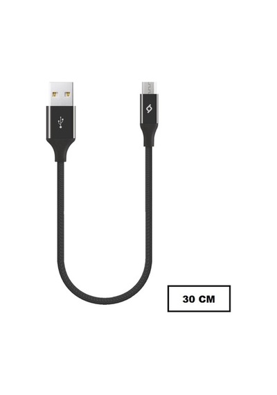 Ttec 2Dk25S Alumicable Mini 30Cm Micro Usb Şarj Kablosu Siyah (534586938)