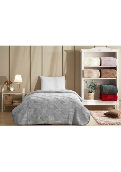 Özdilek Trendy Art Deco Moonlight Tek Kişilik Battaniye