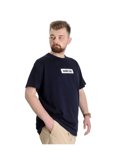 Mode Xl Büyük Beden Erkek T-Shirt Keep The Glow 23149 Lacivert 001 Mode Xl Büyük Beden Erkek T-Shirt Keep The Glow 23149 Lacivert 001