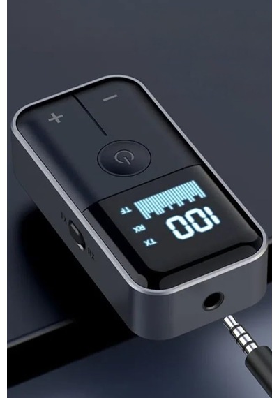 Thentech Tf Kart Destekli Ekranlı Bluetooth Alıcı Verici Rx Tx Modu Araç Teyp Aux Girişli Ses Aktarım Aparatı