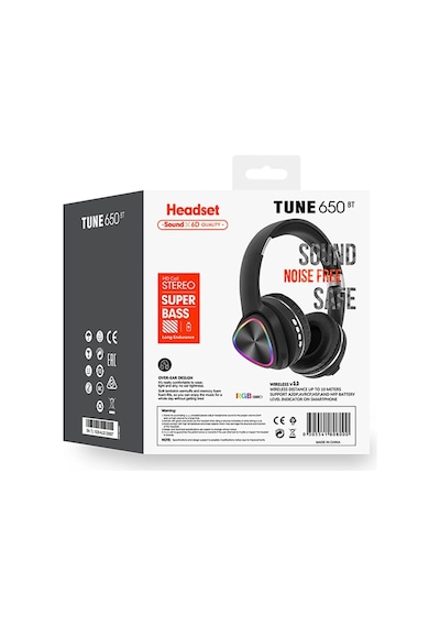 Karler Bass Tune 650 Bt Rgb Kablosuz Kafaüstü Kulaklık