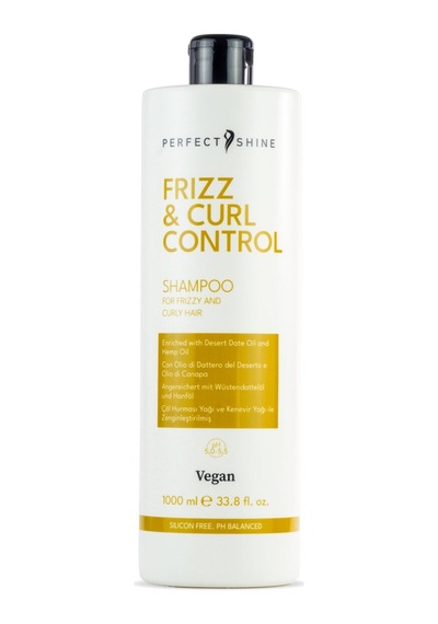 Perfect Shine Frizz&curl Kıvırcık Dalgalı Saçlar İçin Kenevir Ve Çöl Hurması Yağı Özlü Yatıştırıcı Şampuan 1000ml Kıvırcık / Dalgalı