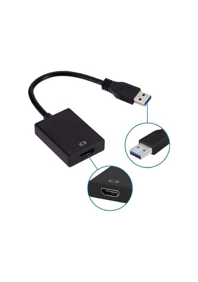 Usb 3.0 To Hdmı Çevirici Dönüştürücü Kablo Adaptör