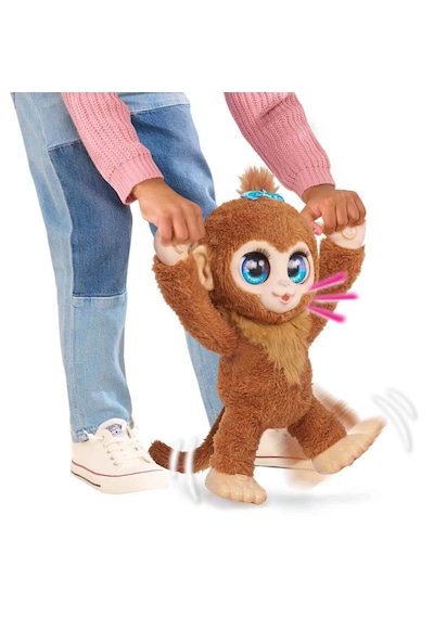 Giochi Presiozi Sesli Ve İnteraktif Furreal Yavru Maymun Fıstık 40 Cm Fur06000 Kahverengi