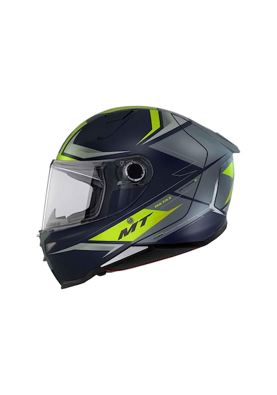 Mt Revenge 2 Hatax C3 Mat Full Face Motosiklet Kaskı Mavi - Yeşil