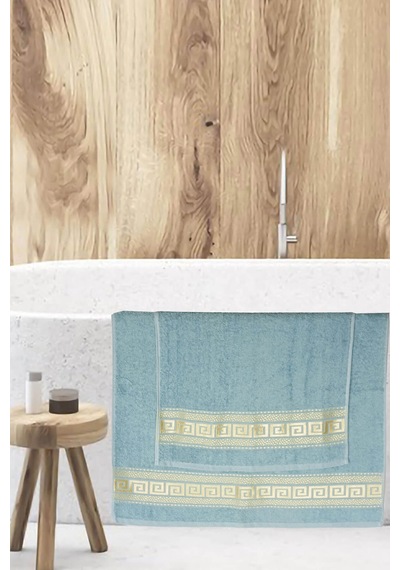 2 Parça Banyo Havlu Seti Helen %100 Pamuklu 70x140 Cm Yeşil