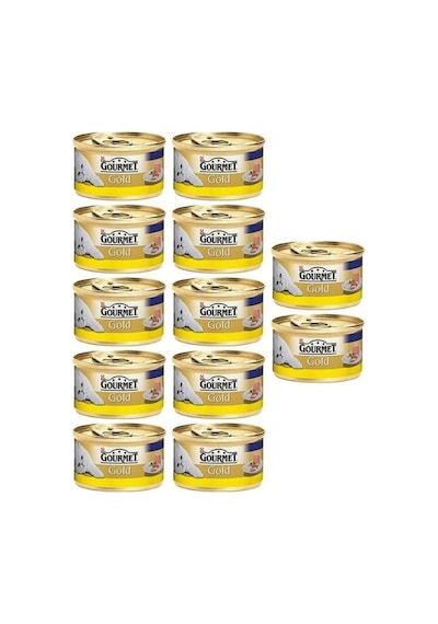 Purina Gourmet Gold 12 Al 10 Öde Kıyılmış Tavuklu Yetişkin Kedi Maması 85 G