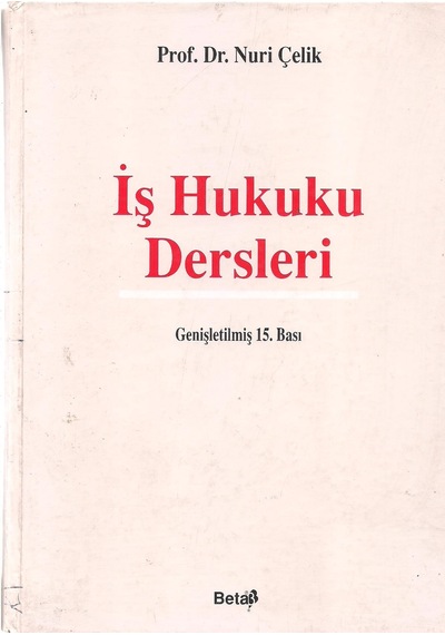 İş Hukuku Dersleri N11.2186