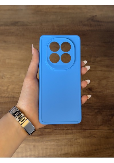 Redmi Note 14 Pro 5g Uyumlu Kamera Korumalı Darbeye Dayanıklı Renk Atmayan Keep Silikon Kılıf Mavi