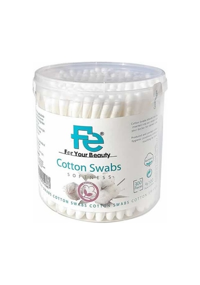 Fe Cotton Swabs Kulak Temizleme Pamuğu 300'lü
