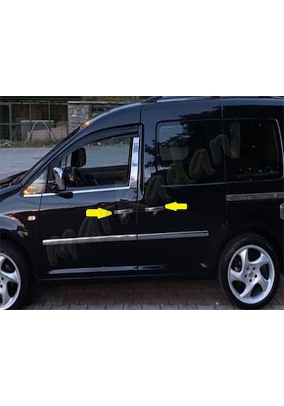 Vw Caddy Krom Kapı Kolu 2004-2014 4 Kapı Paslanmaz  Çelik