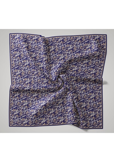 Silk Home Soft Eşarp 73091-03 Vizon, Lacivert, Krem