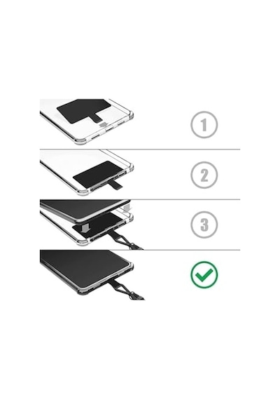 Telefon Boyun Askı Aparatı Askılı Telefon Kılıfı Aparatı Telefon Askısı Aparatı 5 Adet İle Uyumlu