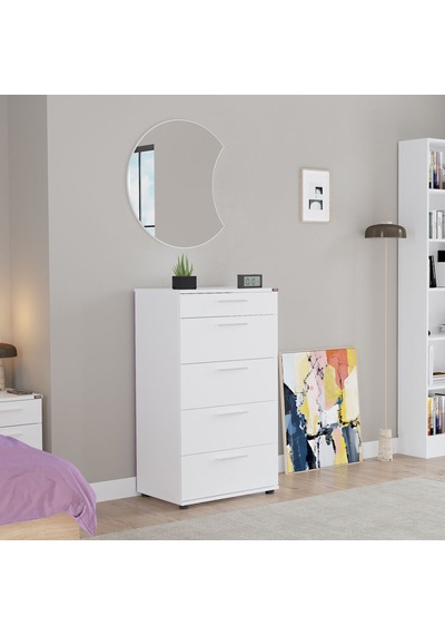 Sephia Yemek Odası Aynası Hilal - Diamond Beyaz 67x2x72 Cm Beyaz