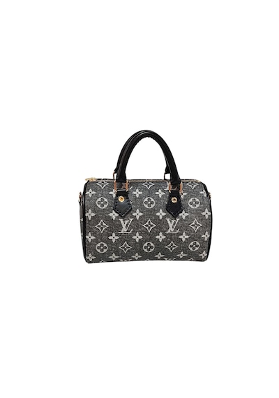 Valens Çanta Valens Deri Logo Baskı Mini El Çantası Gri