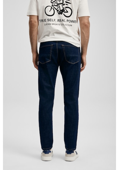 Lufian Aqua Smart Jean Erkek Pantolon Regular Fit Mavi Mavi 111200221100300 Mavi