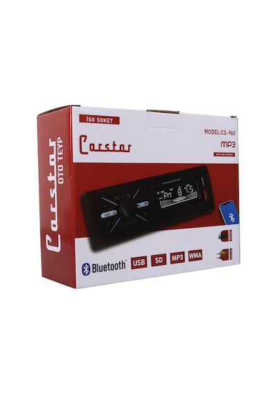 Carstar Cs-960 Çift Usb/sd/fm/aux/bluetooth Kumandalı Oto Teyp 4x60 Watt