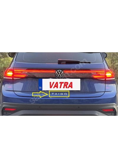 Taigo 1.5 Tsı Style Uyumlu Taıgo Krom Bagaj Yazısı 3m 3d Abs