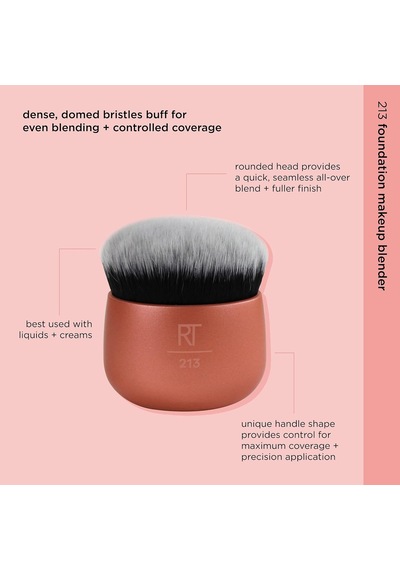 Rt213 Foundation Blender For Liquid Makeup Fırçası Çok Renkli