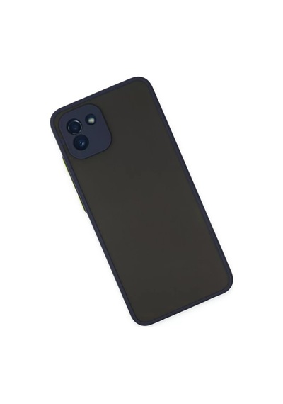 Newface Samsung Galaxy A03 Kılıf Montreal Silikon Kapak - Lacivert