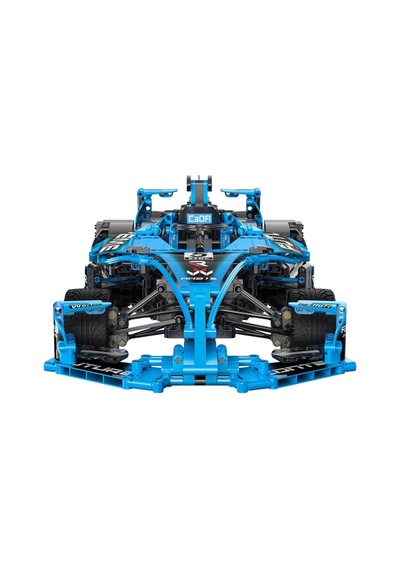 C64004w Cada Electric Racing Super Car Blok Seti 1667 Parça -vagon Life Beyaz
