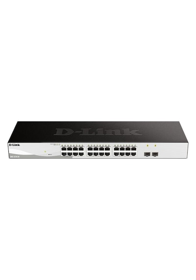 Dlink D-lınk Dgs-f1210-26ps-e 24 Port Gıgabıt 2x1gb Sfp Layer2 Yönetilebilir 250w Poe Swıtch Strsnl