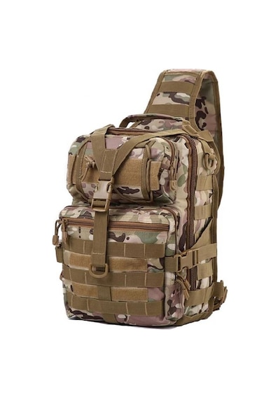 Taktikal Tk1002 Bodybag 20 Lt Çapraz Askılı Çanta Kamuflaj Haki