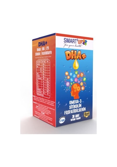 Smart Up Dha+ Omega-3 Soft Gel 30 Kapsül