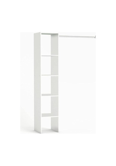 Eliz Açık Giyinme Dolabı - Gardırop Beyaz 120 Cm
