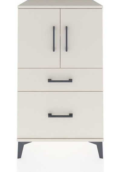 Hyperion Komodin 2 Raflı 2 Çekmeceli 2 Kapaklı 60x44x106 Aytaşı-aytaşı Aytası